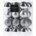 Home Styling Collection Vánoční koule O 3 cm 24 ks stříbrné – Hledejceny.cz