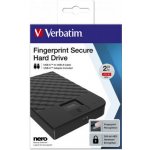 Verbatim Fingerprint Secure Hard Drive 2TB, 53651 – Zboží Mobilmania