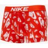 Boxerky, trenky, slipy, tanga Nike dri fit essential micro trunk team orange shoebox print