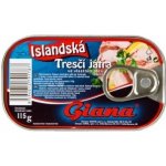 Giana Tresčí játra ve vlastním oleji 115 g – Hledejceny.cz