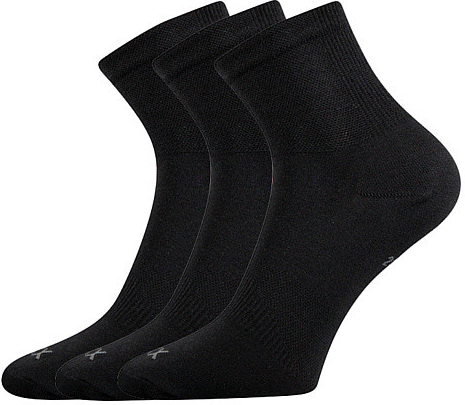 VOXX ponožky Regular 3 pár černá