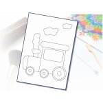 Radost v písku Šablona na pískování vláček A6 – Hledejceny.cz