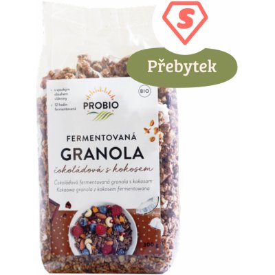 Probio Granola fermentovaná čokoládová s kokosem 300 g – Zboží Mobilmania