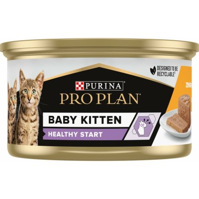 Pro Plan Baby Kitten Healthy Start kuře paštika 85 g – Zboží Mobilmania