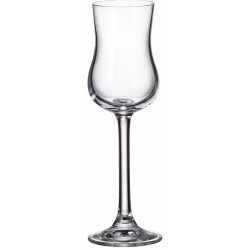 Crystalite Bohemia Sklenice Grappa Gastro na destiláty likér rum 6 x 85 ml