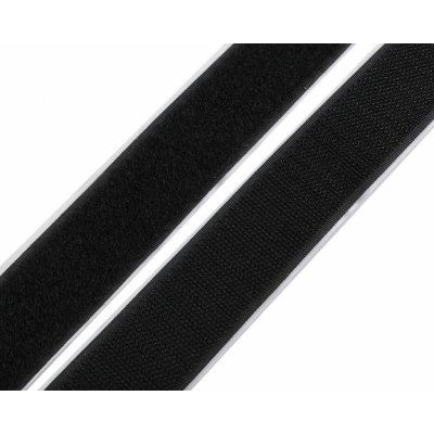 Stoklasa Suchý zip háček + plyš samolepící 750612 černý, šířka 3cm (v metráži) – Hledejceny.cz