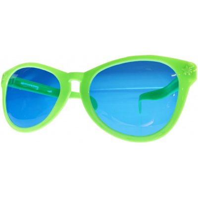 MikroTrading Velké legrační party brýle 26 cm Barva: Zelená – Sleviste.cz