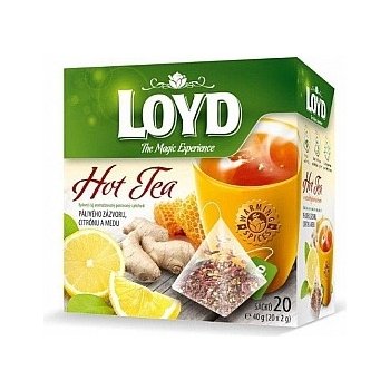 Loyd HOT Tea zázvor citrón med 20 x 2 g