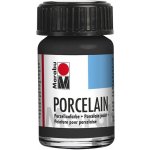 Marabu Barva na porcelán a sklo 15 ml černá – Zboží Dáma