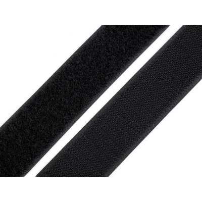 Stoklasa Suchý zip háček + plyš šíře 30 mm Balení: 1 m, Varianta: 2 černá 2 černá – Hledejceny.cz
