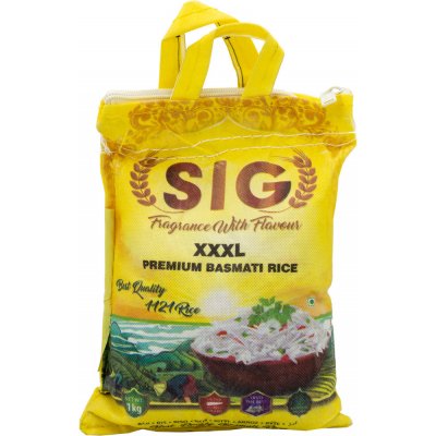 SIG rýže basmati XXXL Premium 1 kg – Zboží Dáma