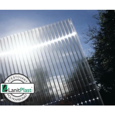 Lanit Plast Polykarbonát komůrkový 16 mm 2100 x 6000 mm čirá 1 ks – Sleviste.cz