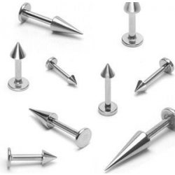 Šperky4U piercing do brady kónus tyčka LB1015-120633