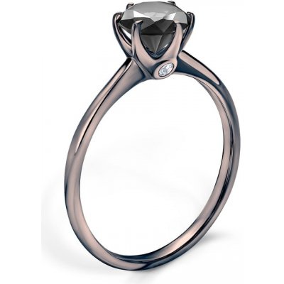 Savicki zásnubní prsten The Journey černé zlato černý diamant TJ R1 SZCD CZ