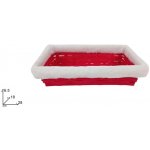 PROHOME - Košík 28x18x6,5cm červený – Hledejceny.cz