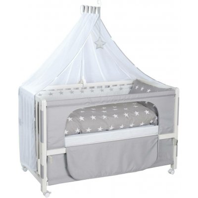 roba Dětská postýlka »Room Bed«, 60 x 120 cm Little Stars, bílá – Zboží Mobilmania