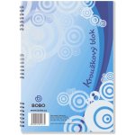 Bobo blok s boční spirálou A4 čistý 40 listů – Hledejceny.cz