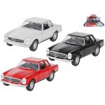 Welly Mercedes-Benz 230 SL 1963 12 cm kov zpětný chod - mix barevčervená, bílá, černá – Zboží Dáma