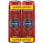Old Spice Captain sprchový gel 2 x 400 ml dárková sada – Hledejceny.cz