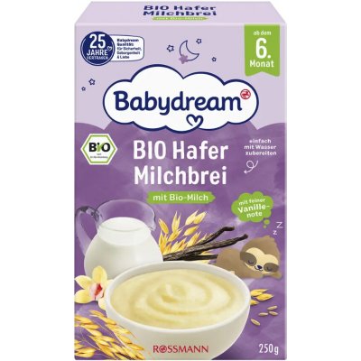 Babydream BIO ovesná mléčná kaše 250 g – Zboží Dáma