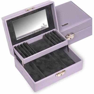 Sacher šperkovnice Britta coloranti fialová – Zboží Mobilmania