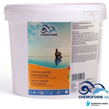 CHEMOFORM Chlorový granulát rychlorozpustný 3 kg