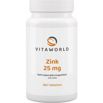 Vitaworld Zinc 25 mg 365 tablet – Hledejceny.cz