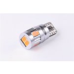 Žárovka LED 12V 5W W2,1x9,5d oranžová 6xSMD5630 CANBUS – Hledejceny.cz