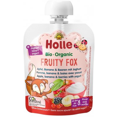 Holle Fruity fox bio dětské pyré s jogurtem 5 x 85 g – Hledejceny.cz