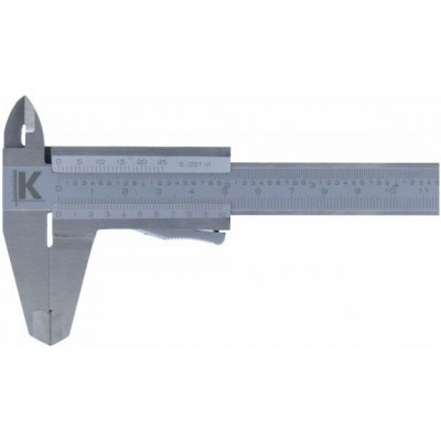 KMITEX Posuvné měřítko s hloubkoměrem a vnitřním měřením aretace tlačítkem 150/0,02mm+inch KM6000_3 – Zboží Mobilmania