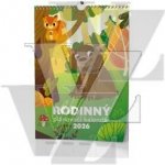 Nástěnný Rodinný A3 plánovací BNC9-26 Baloušek tisk 2026 – Zboží Mobilmania