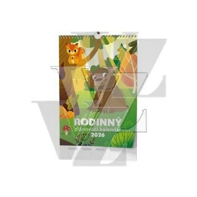 Nástěnný Rodinný A3 plánovací BNC9-26 Baloušek tisk 2026 – Zboží Mobilmania