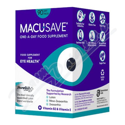 Macu-Save Food Supplement for Eye Health 90 kapslí – Hledejceny.cz