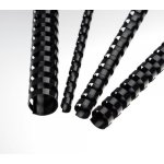 Plastové hřbety pro kroužkovou vazbu 19 mm, černé, 100 ks – Zboží Mobilmania