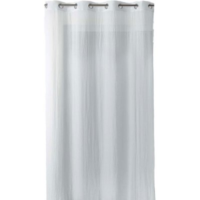 Douceur d'intérieur Hotová záclona s kroužky MITSY, 140 x 240 cm, bílá – Zboží Mobilmania