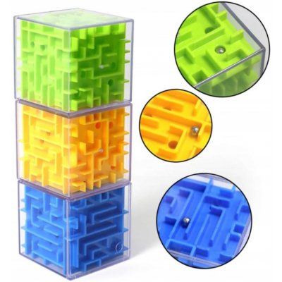 KIK 3D Kostka Labyrint Color – Zboží Mobilmania