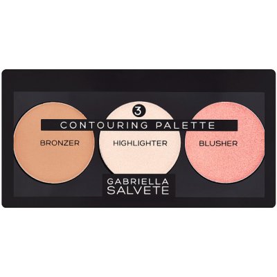 Gabriella Salvete Contouring Palette paleta na kontury obličeje Bronzer Highlighter Blusher 15 g – Zbozi.Blesk.cz