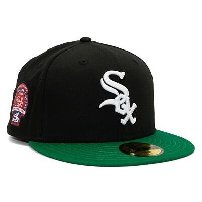 New Era 59FIFTY MLB Team Color Chicago White Sox Cooperstown Black / White / Kelly Green – Zboží Mobilmania