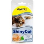 GimBorn GimCat ShinyCat tuňák s krevetami 2 x 70 g – Sleviste.cz