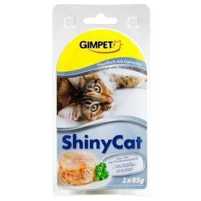 Gimpet kočka ShinyCat tuňák krevety 2 x 70 g