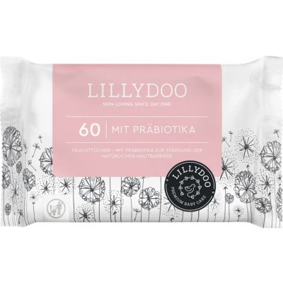 LILLYDOO vlhčené ubrousky s prebiotiky 60 ks – Hledejceny.cz