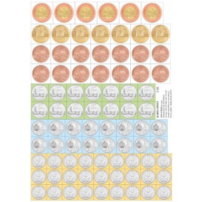 Karta mincí Nová škola – – Zboží Mobilmania