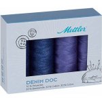 Sada šicích nití DENIM DOC 75 METTLER (4x100m) – Sleviste.cz
