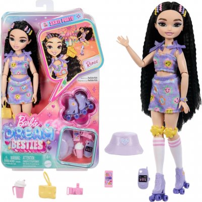 Barbie Dream Besties Renee na kolečkových bruslích – Zboží Dáma