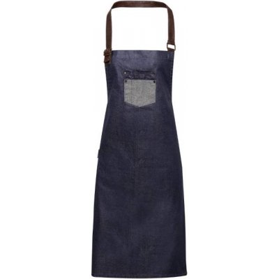 Premier Džínová zástěra s laclem PR136 indigo denim – Hledejceny.cz
