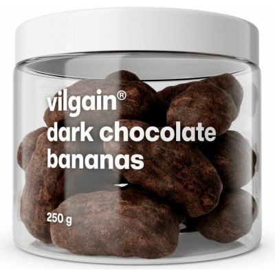 Vilgain Banány v čokoládě hořká čokoláda 250 g – Zboží Dáma