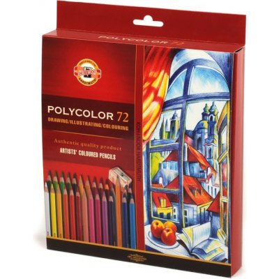 Koh-i-Noor 3837072007KZ Polycolor souprava uměleckých pastelek 72 ks – Zboží Mobilmania