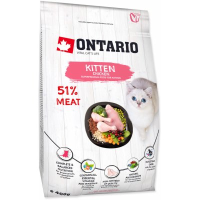 ONTARIO Kitten Chicken, 0,4 kg