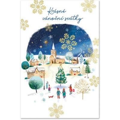 Ditipo Blahopřání I - Krásné vánoční svátky (kostelíček) I – Zboží Dáma