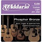 D'ADDARIO EJ26 Phosphor Bronze Custom Light - .011 - .052